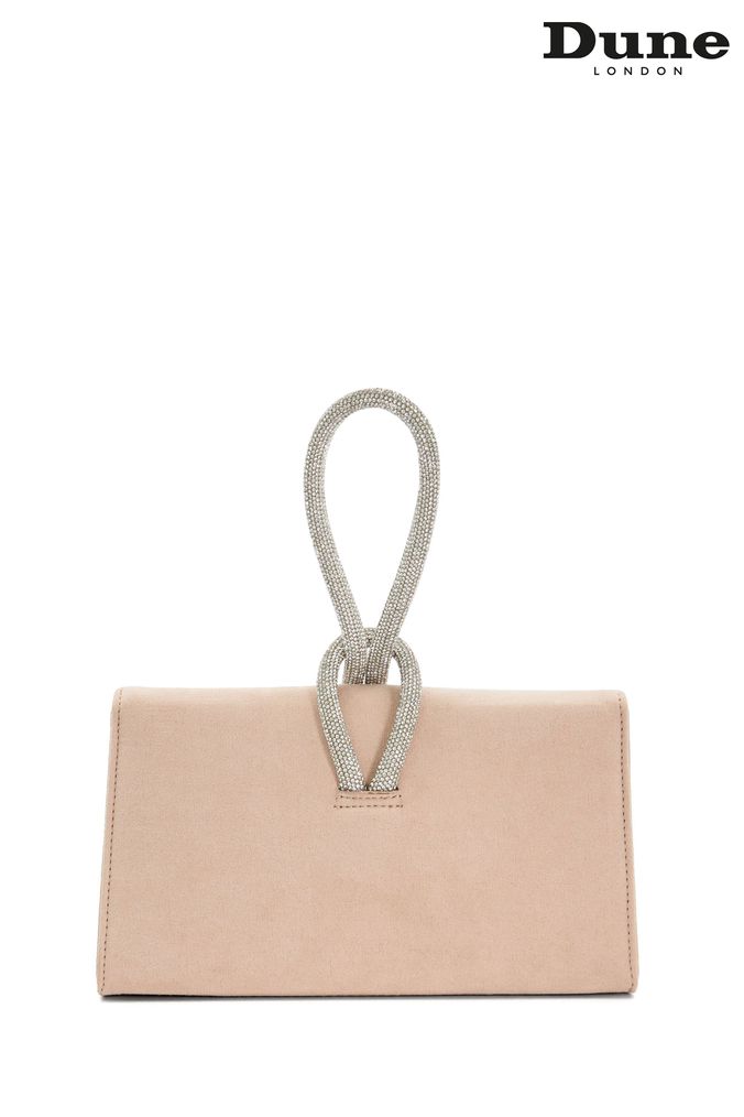 Dune pink clutch bag sales
