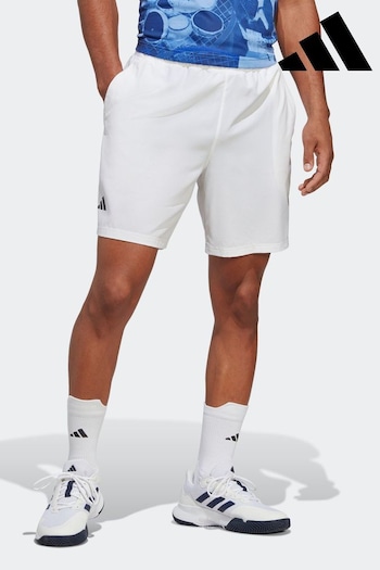 adidas White Club Tennis Stretch Woven Shorts (N55199) | £35