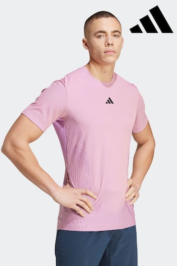 adidas Pink Tennis Pro AIRCHILL FreeLift T-Shirt (N55260) | £60