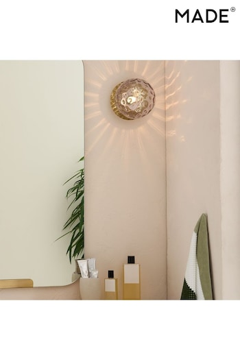 MADE.COM Grey Ilaria Bathroom Wall Light (N55341) | £59