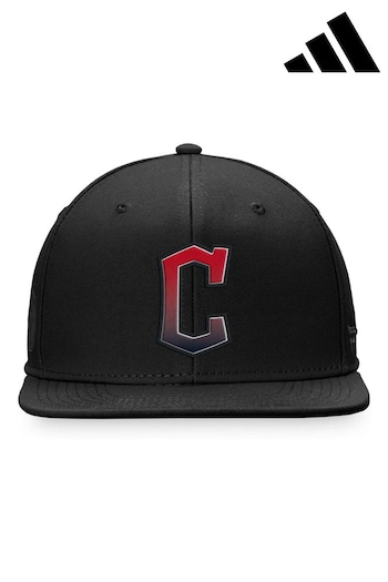 adidas Black Cleveland Guardians Iconic Gradient Snapback Cap (N55516) | £25