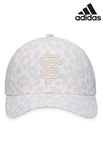 adidas yung White MLB San Francisco Giants Snow Leopard Unstructured Adjustable Cap (N55585) | £20