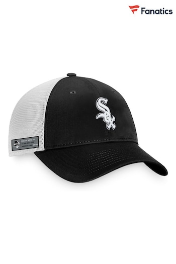Fanatics MLB Chicago White Sox Iconic Structured Black Trucker Cap (N55592) | £22