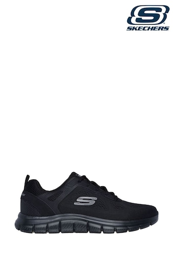 Skechers Black Mens Track Broader Trainers (N55680) | £59