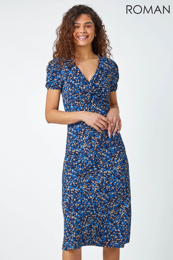 Buy Women s 12 Roman M Co Ruched Curve Casual Dresses Online OnlinenevadaShops