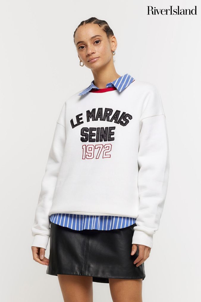 River island hotsell womens sweatshirts