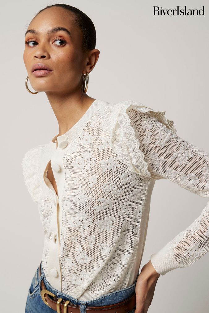 Frilly blouses river island discount