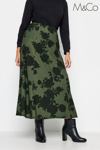 M&Co Green Maxi Skirt (N55972) | £29