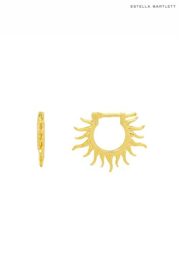 Estella Bartlett Gold Sun Huggie Hoop Earrings (N56041) | £25