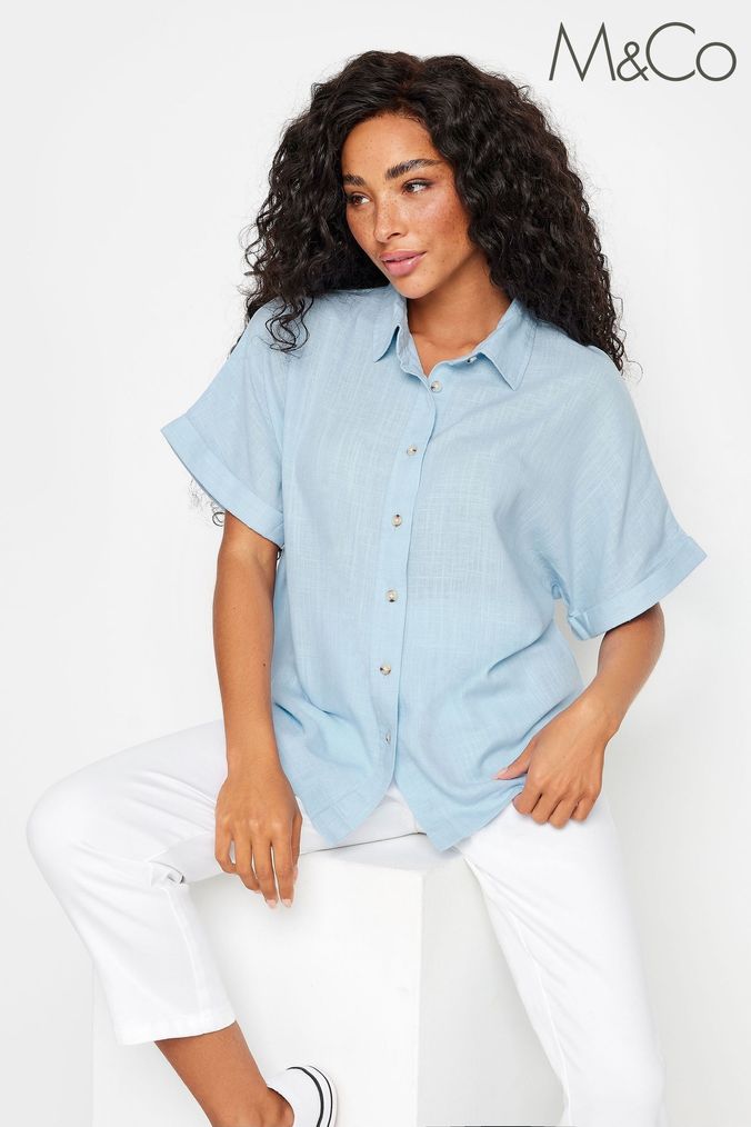Next womens linen tops sales