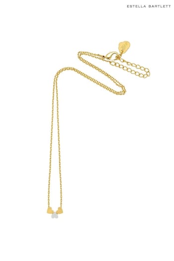 Estella Bartlett Gold Multi Heart Bead Necklace (N56051) | £25