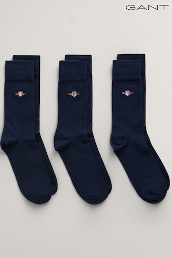 GANT Shield Black Socks 3-Pack (N56255) | £20