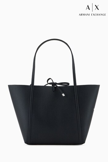 Armani Exchange Black/White Tote Bag (N56340) | £140