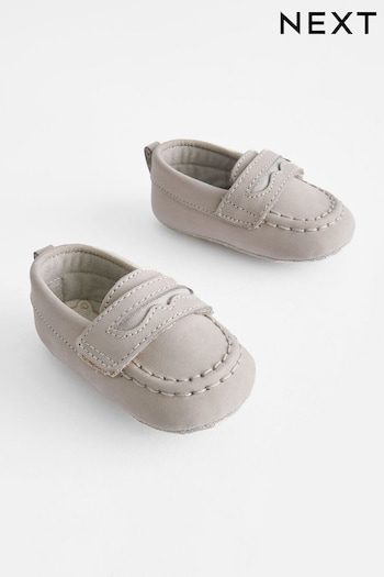Neutral Pram Moccasin Baby Shoes (0-24mths) (N56412) | £12