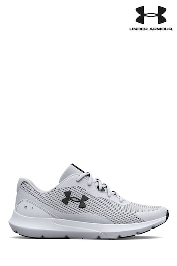 Under Armour Surge 3 White Trainers (N56474) | £45