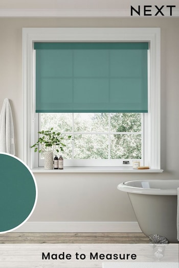 Spruce Green Simply Plain Made to Measure Roller Blind (N56670) | £52