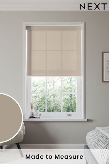 Pebble Natural Simply Plain Made to Measure Roller Blind (N56678) | £52