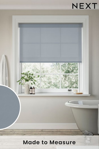 Ash Grey Simply Plain Made to Measure Roller Blind (N56697) | £52