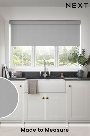 Light Grey Waterproof Zello Made to Measure Roller Blind (N56700) | £28