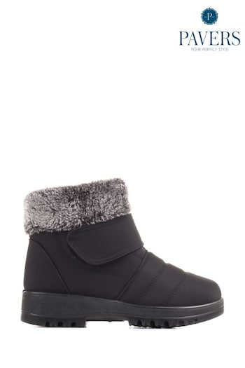 Pavers Weather Black Boots (N56834) | £35