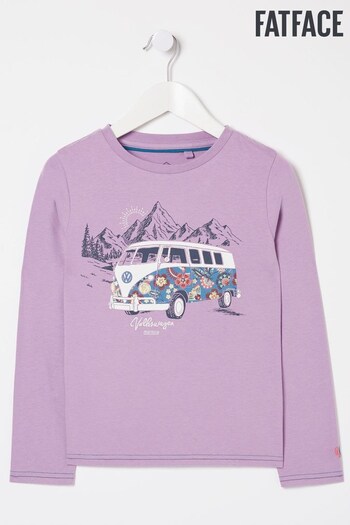 FatFace Purple VW Graphic T-Shirt (N56849) | £14
