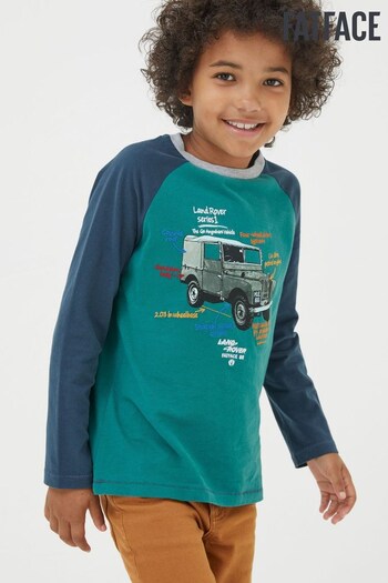 FatFace Green Land Rover Graphic T-Shirt (N56871) | £14