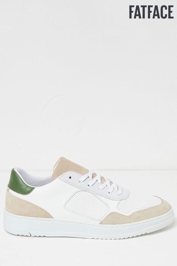 FatFace White Axel Skater Trainers (N56891) | £75