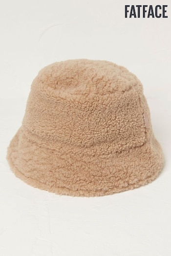 FatFace Brown Eliza Borg Bucket Hat (N56898) | £22.50
