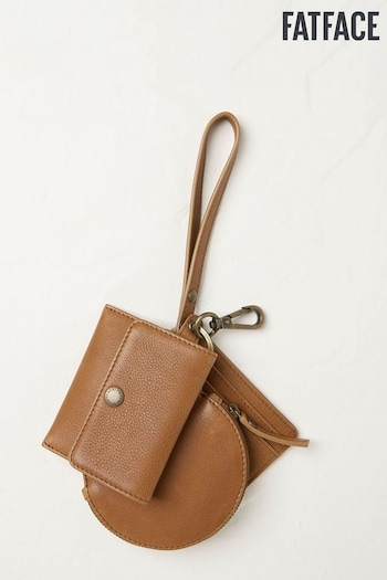 FatFace Brown Leather Multi Purse Cardholder (N56903) | £45