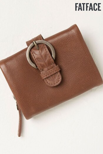 FatFace Brown Feature Buckle Leather Purse (N56904) | £35