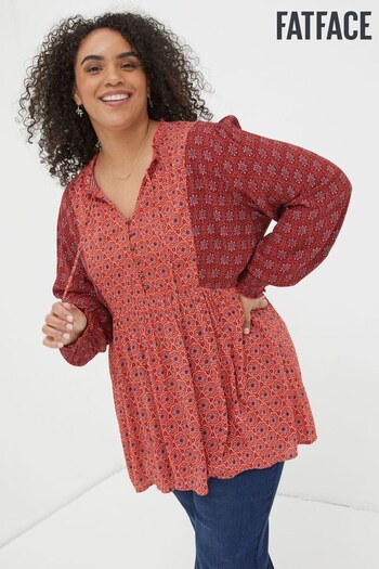 FatFace Red Gerry Craft Geo Tunic (N56940) | £55