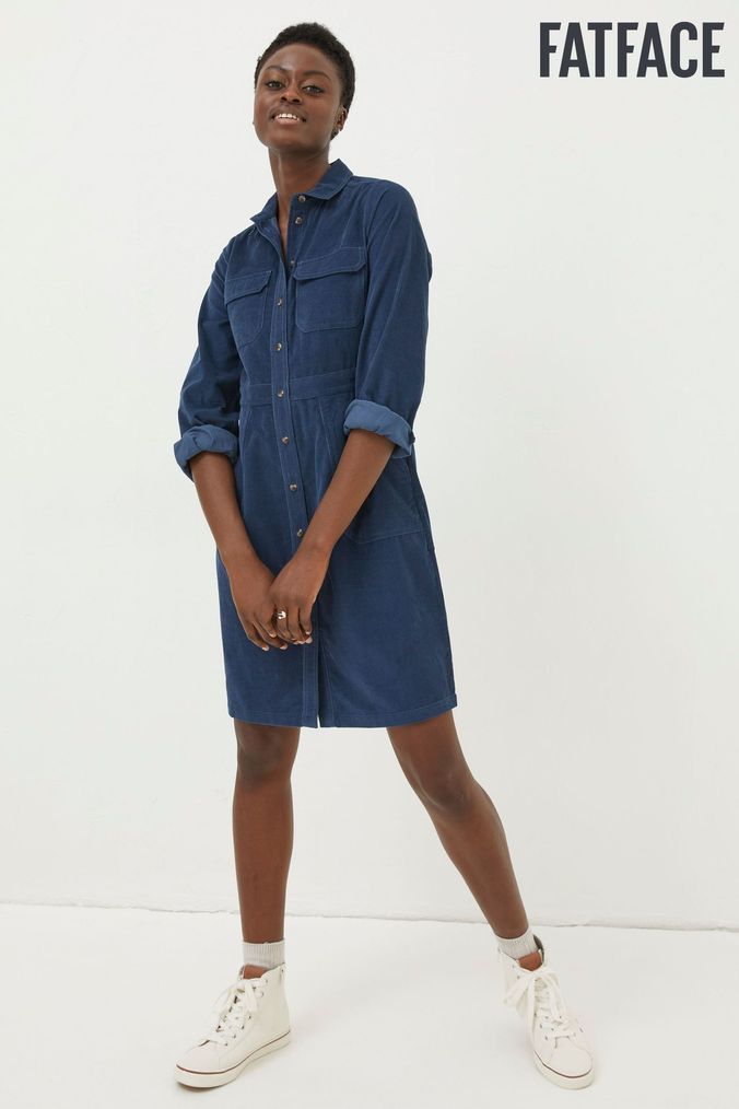 Fat face cora denim dress online