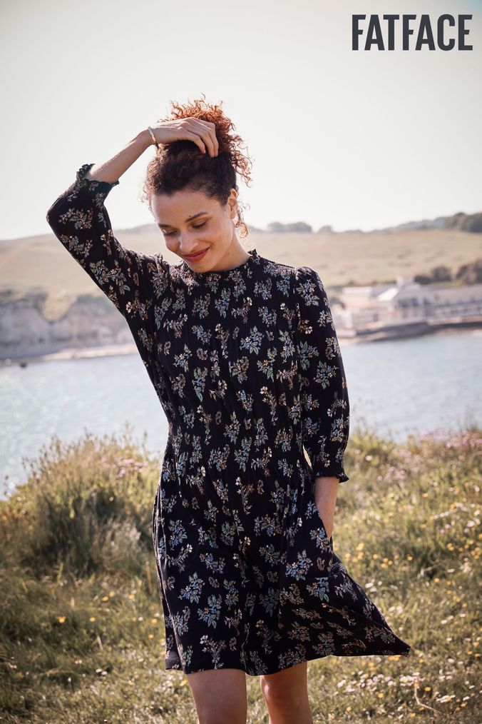 Buy Women s FatFace Ruched Dresses Online Next UK