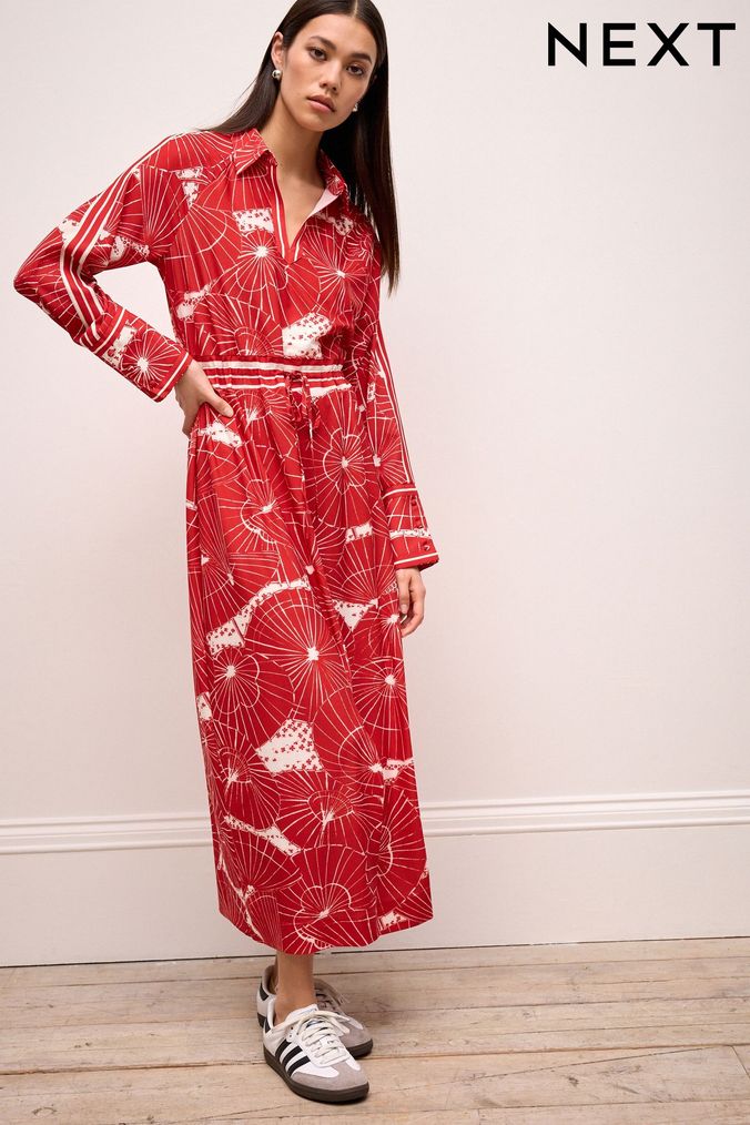 Red best sale workwear dress