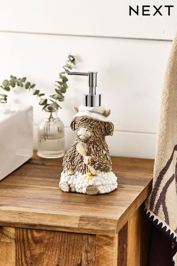 Natural Hamish The Highland Cow Soap Dispenser (N57072) | £16