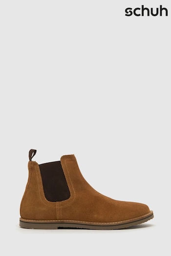 Schuh Natural Current Suede Chelsea Boots (N57087) | £42
