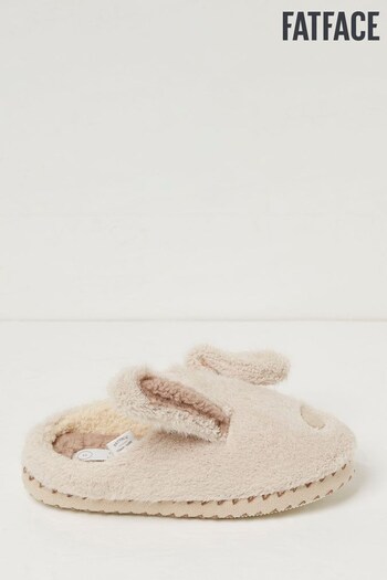 FatFace Natural Bella Bunny Slippers (N57116) | £29.50
