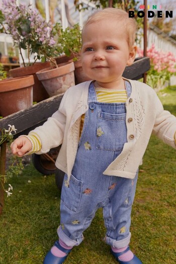 Boden Blue Relaxed Dungarees (N57210) | £37 - £42