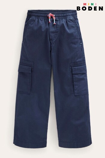 Boden Blue Wide Leg Trousers (N57240) | £32 - £37