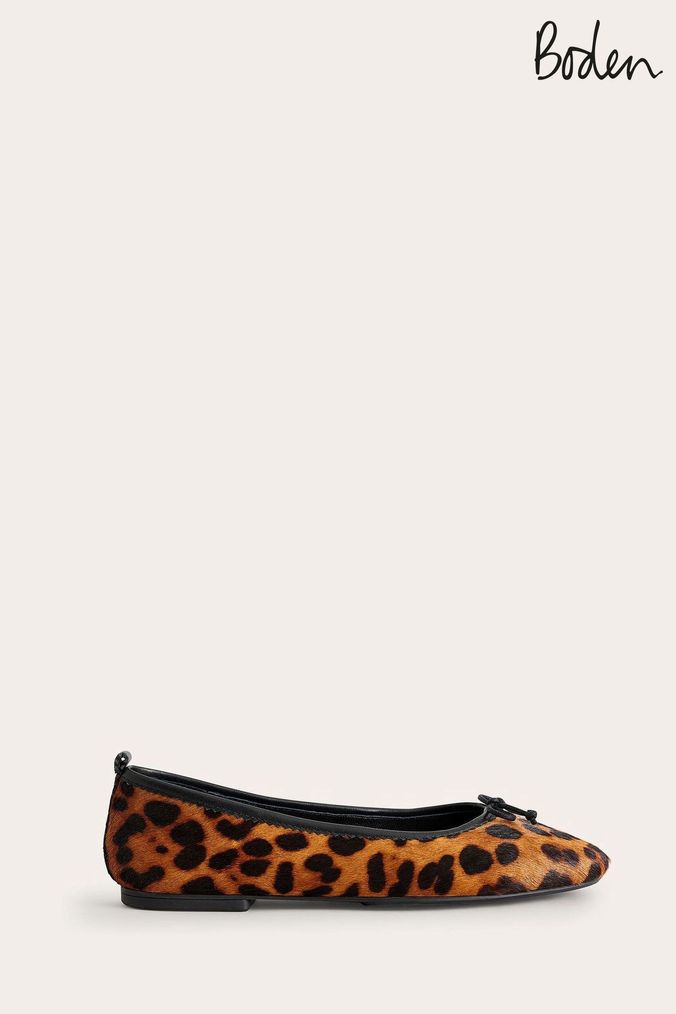 Leopard clearance ballet pumps