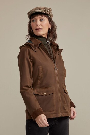 Hinter + Hobart Womens Exmoor Waxed Cotton Jacket (N57304) | £160