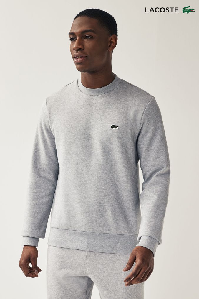 Lacoste jumper grey sales