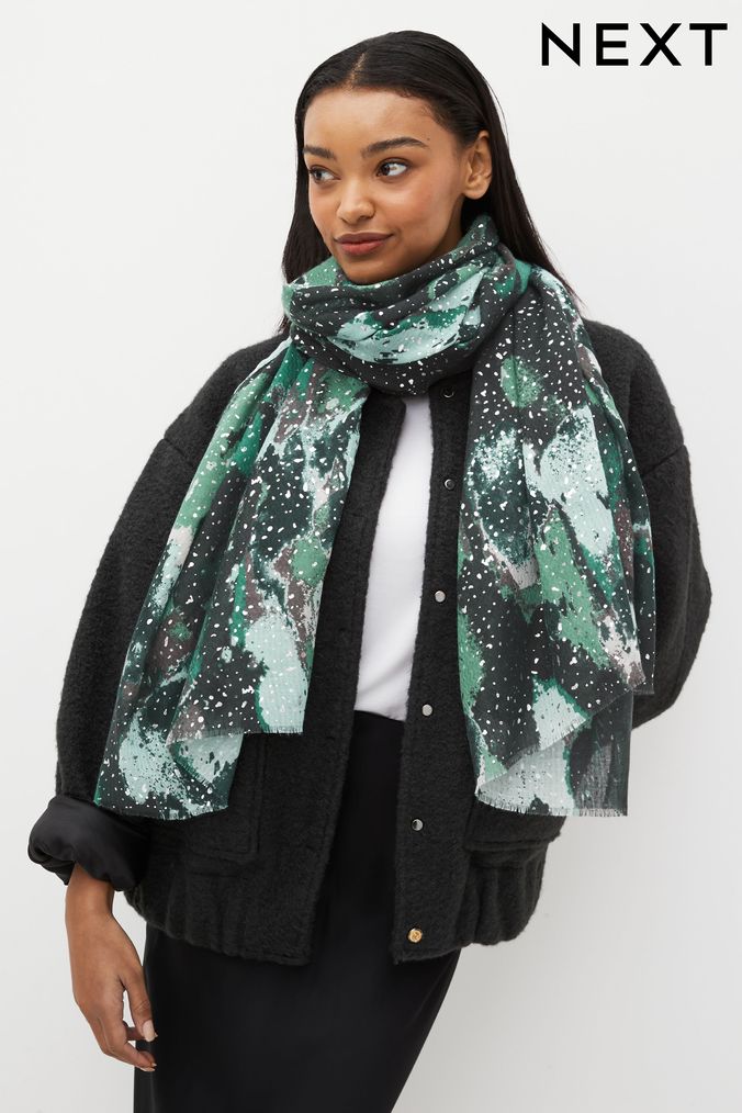 Cream sparkly scarf online