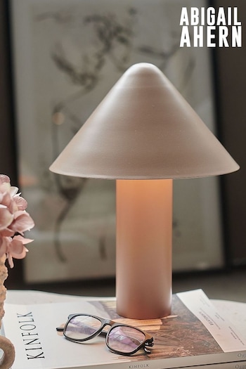 Abigail Ahern Pink Paros Table Lamp (N57497) | £115