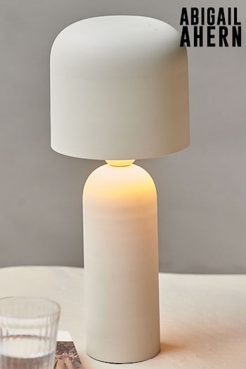 Abigail Ahern Cream Barkly Table Lamp (N57502) | £150
