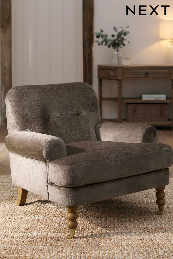 Fabric armchairs sale next
