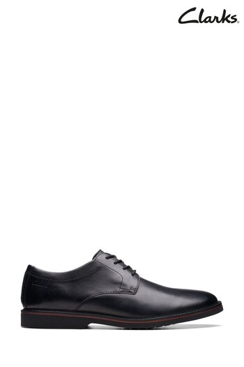 Clarks Black Atticus LT Lace Shoes (N57588) | £80