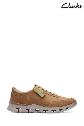 Clarks Natural Nubuck Nature X One Shoes (N57590) | £90
