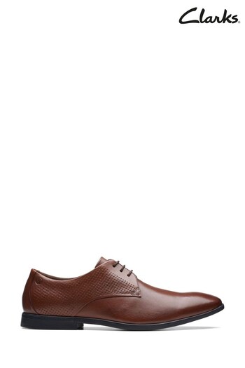 Clarks Brown Lea Boswyn Lace Shoes (N57600) | £70