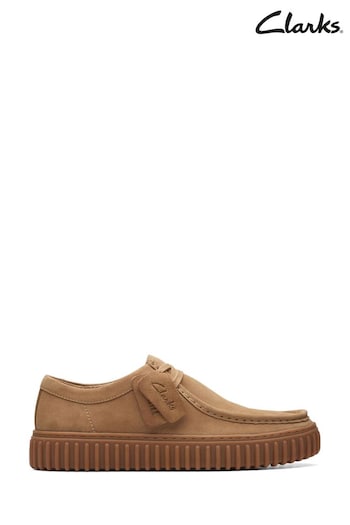 Clarks Natural Suede Torhill Lo Shoes Sandals (N57696) | £100
